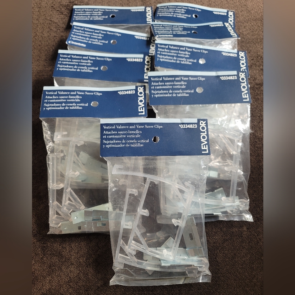 Levolor vertical valance clips